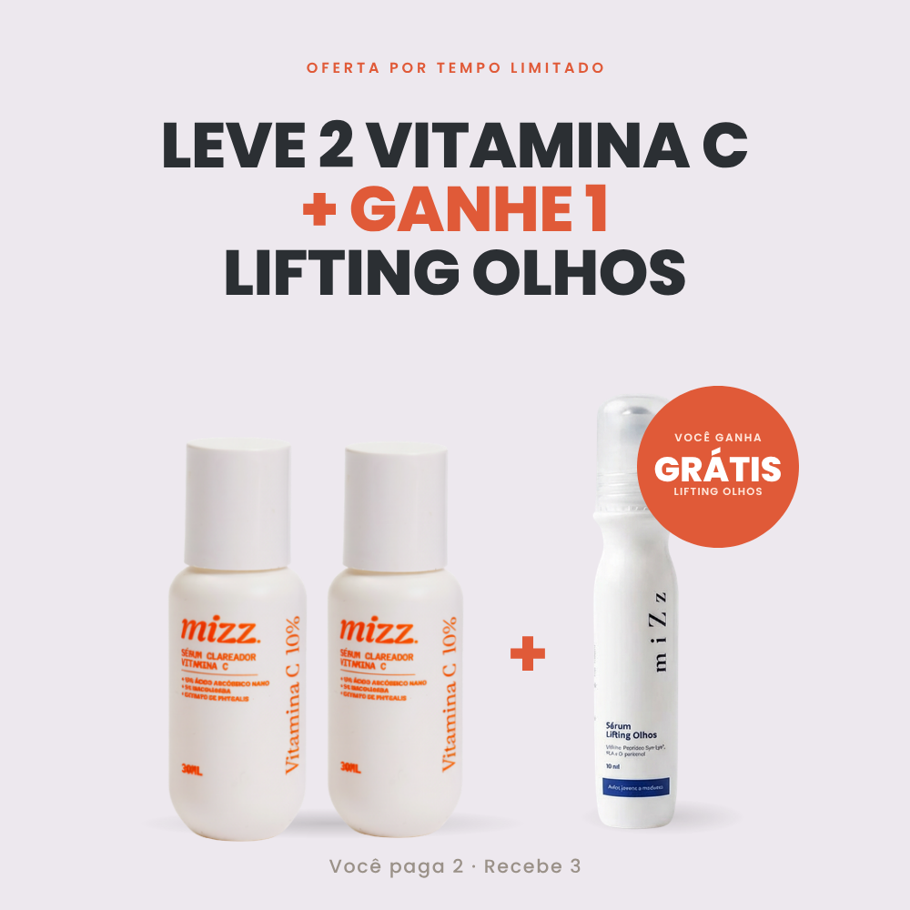 SPTM Mirus スキンケアセット Kit Duo Vitamina C 10% + Lifting Olhos Mizz | Leve 2 Ganhe 1
