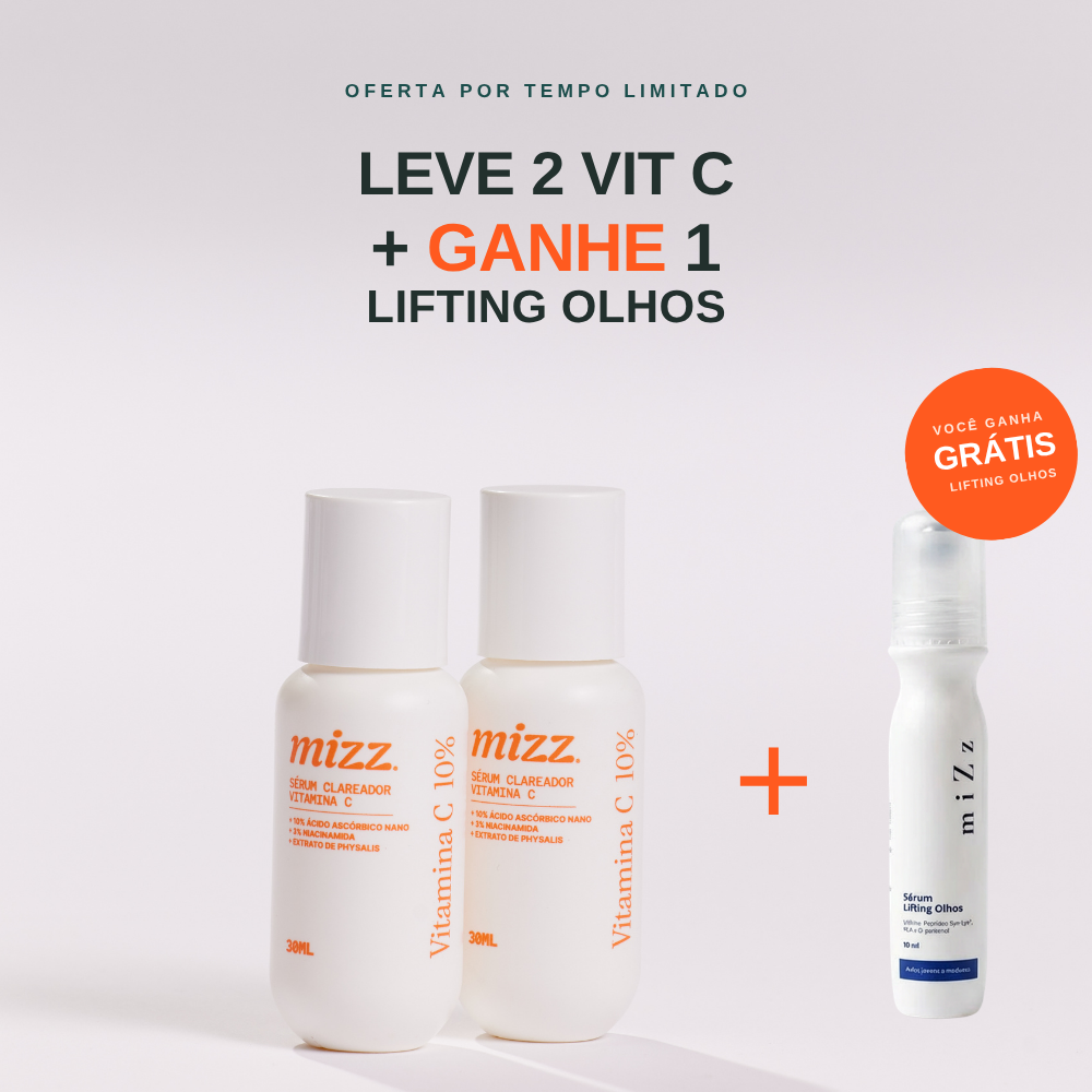 Kit Duo Sérum Vitamina C 10% + Lifting Olhos - Leve 2 Vitamina C + Ganhe 1 Lifting Olhos