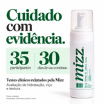 Espuma de Limpeza Facial Mizz com estudo clínico — 35 participantes, 30 dias de uso contínuo, hidratação e viço