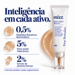Ativos Pep Botulin Mizz — 0,5% peptídeo botulínico biomimético, 5% nano ácido hialurônico, 2% pimenta Sichuan